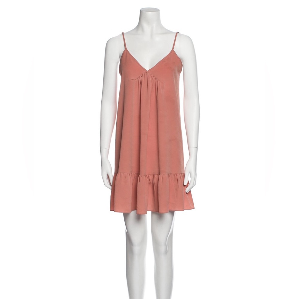 Hatch V-Neck Mini Dress Blush Size 0